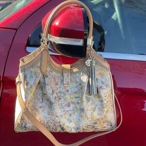 Brahmin celia poppy seed Allendale satchel bag